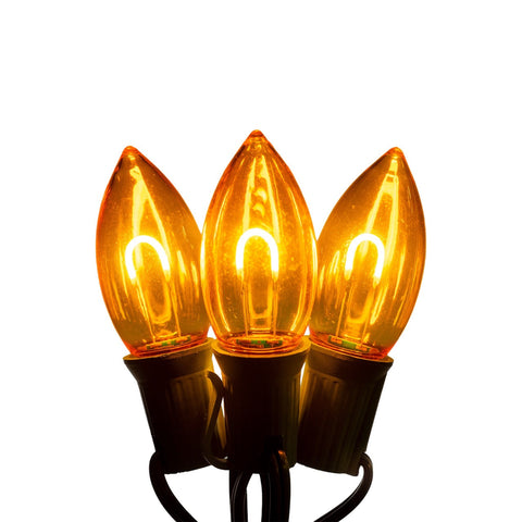 C9 LED Filament Bulbs (25 Pieces) | Christmas