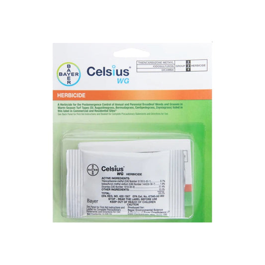 (30% Off) Celsius WG Broadleaf and Grassy Weed Control for Warm-Season Turf | Herbicide
