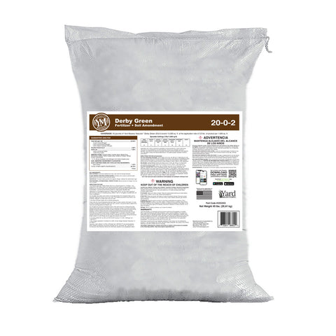 20-0-2 Derby Green Natural Lawn Fertilizer & Soil Amendment
