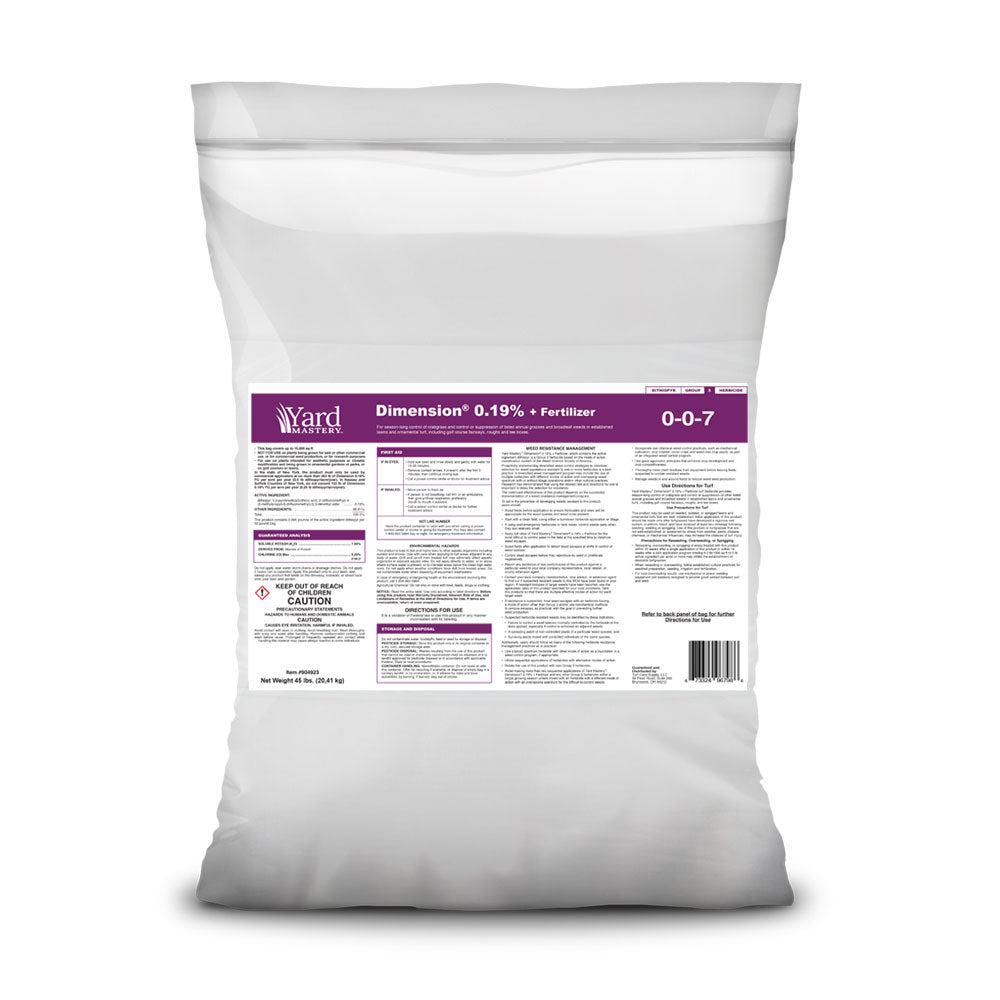0-0-7 Dimension (Dithiopyr) Granular Pre-Emergent Herbicide