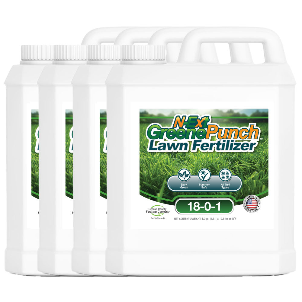 organic liquid fertilizer for lawns 18-0-1 GreenePunch Complete Liquid Fertilizer