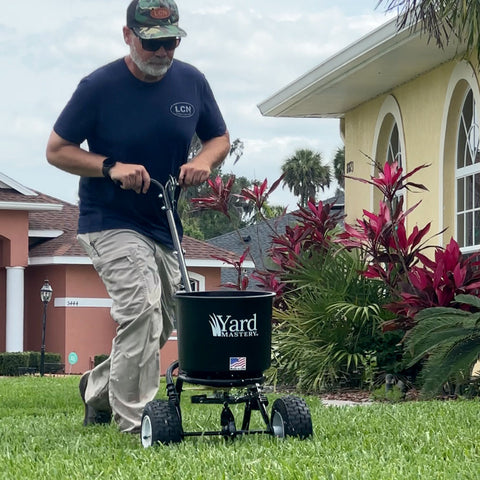 Yard Mastery 40 LB Residential Broadcast Spreader | Earthway
