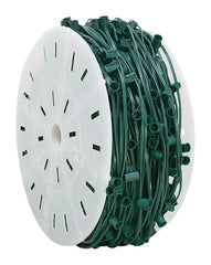 C9 Cord - Green (18 AWG/SPT1) 1,000 ft Reel | Christmas