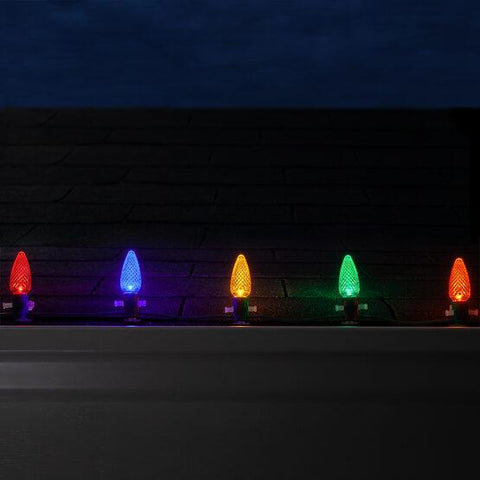 C9 LED Faceted Bulbs | Christmas Lights