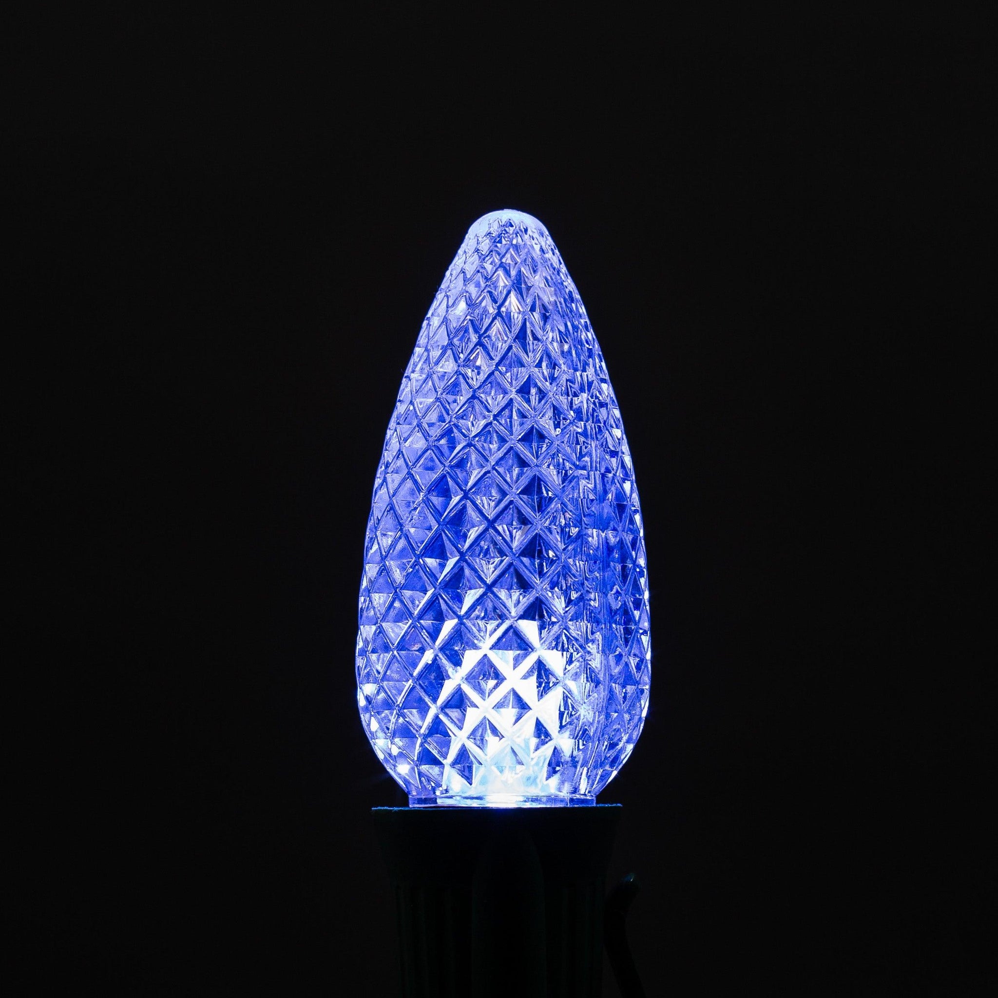 C9 LED Faceted Bulbs | Christmas Lights