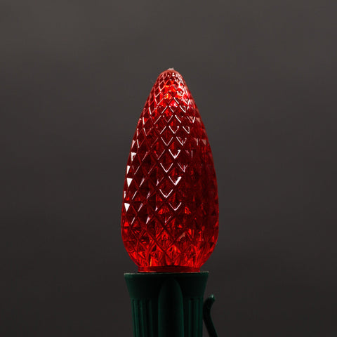 C9 LED Faceted Bulb (25 pieces) | Christmas