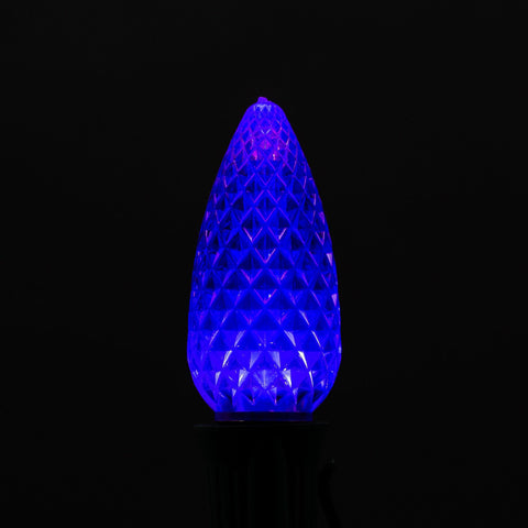 C9 LED Faceted Bulb (25 pieces) | Christmas