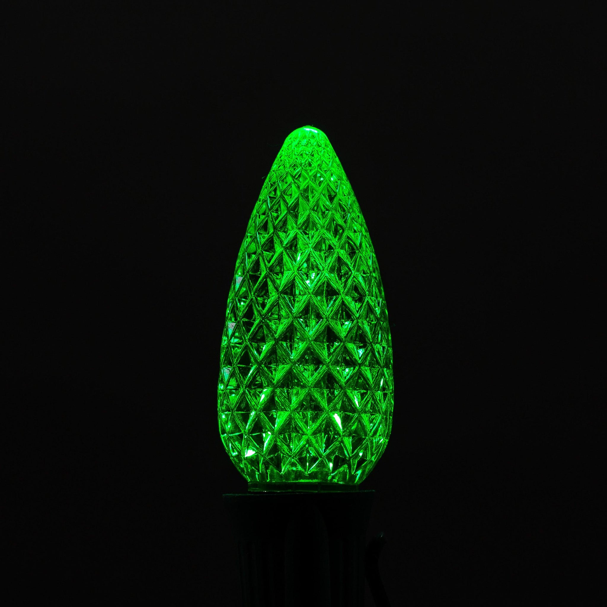 C9 LED Faceted Bulbs | Christmas Lights