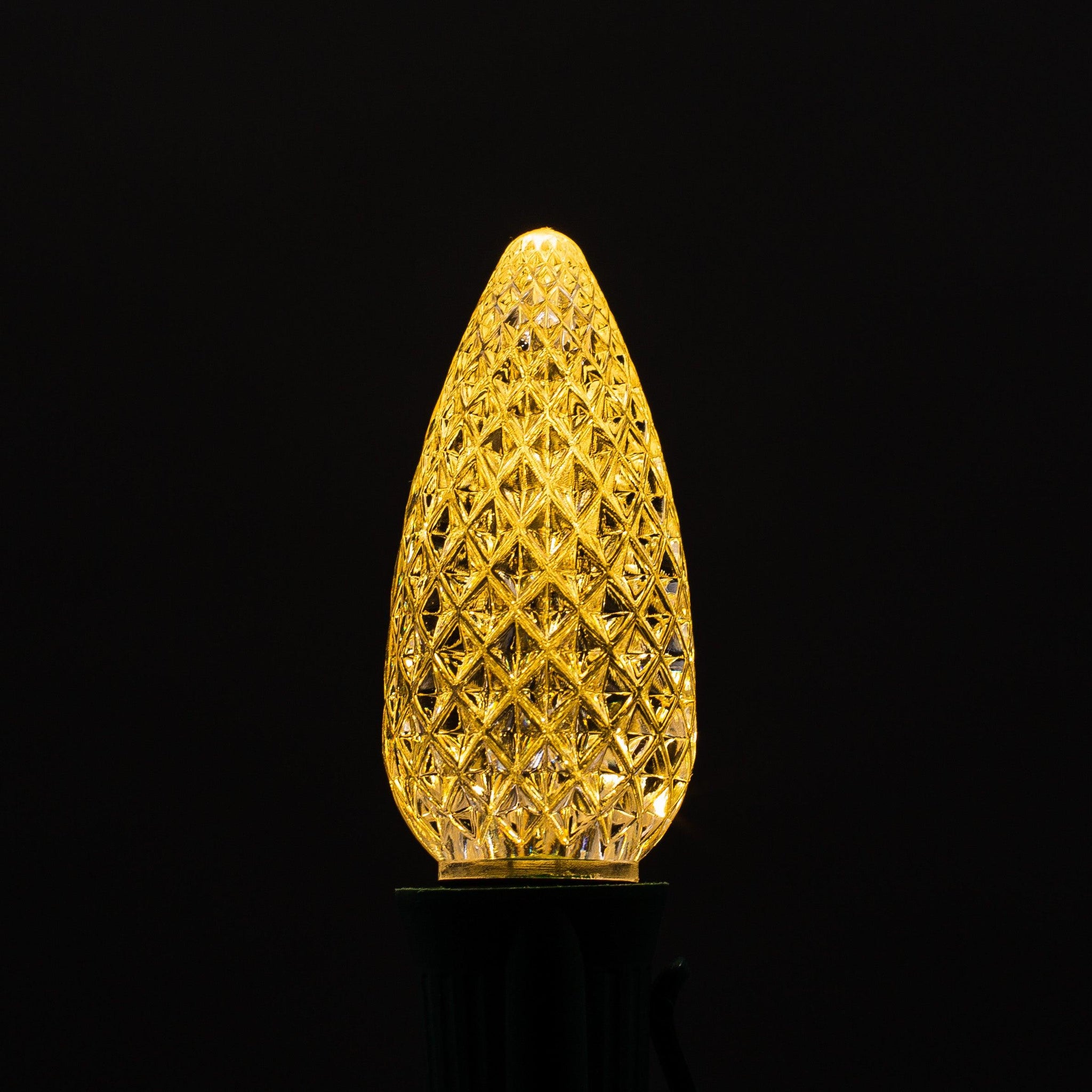 C9 LED Faceted Bulbs | Christmas Lights