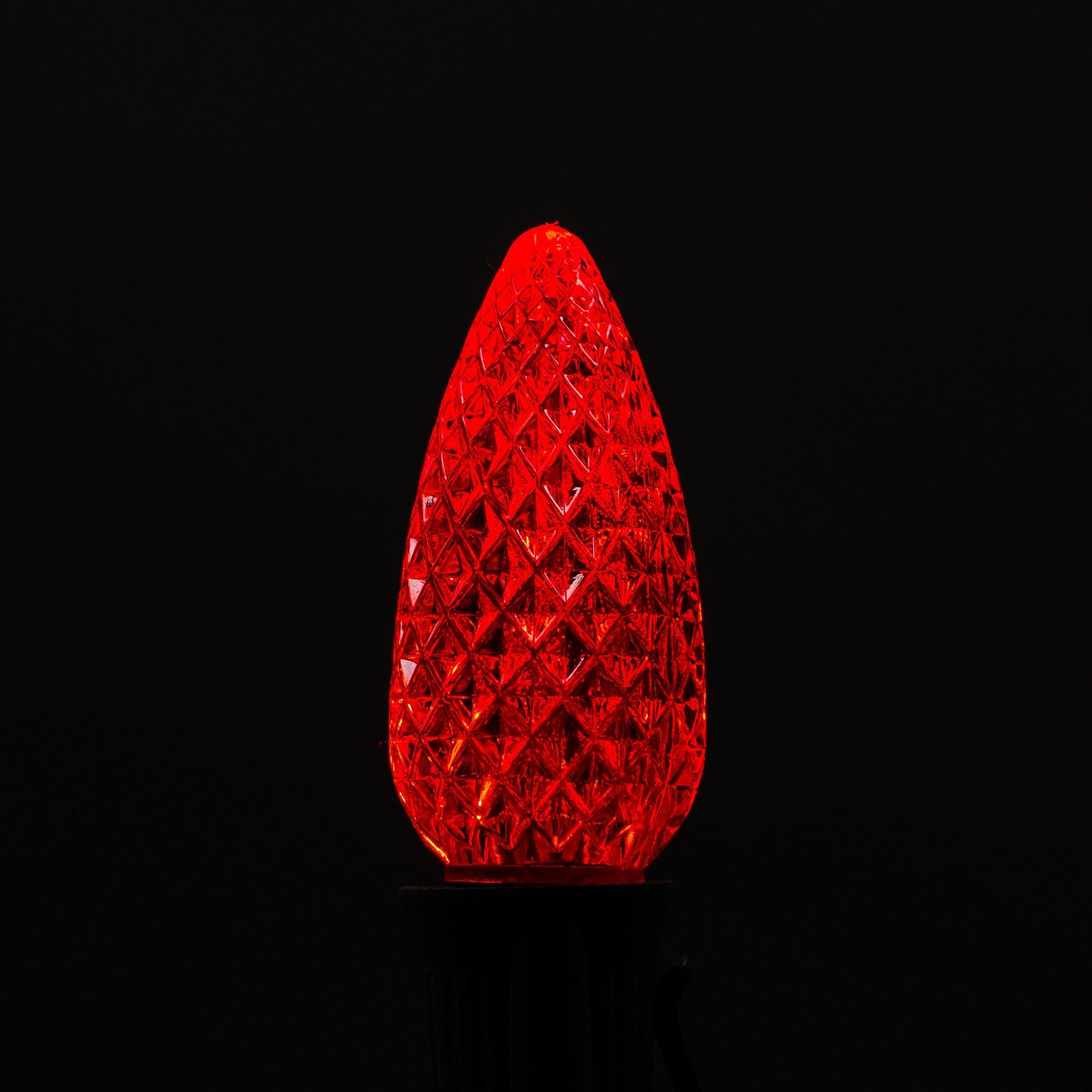 C9 LED Faceted Bulbs | Christmas Lights