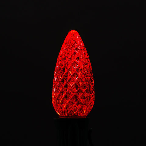 C9 LED Faceted Bulbs | Christmas Lights