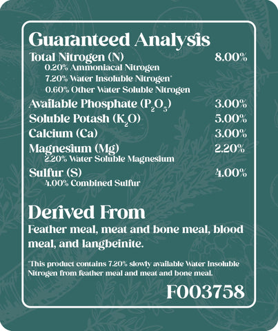 8-3-5 Organic All-Purpose Fertilizer | OMRI Certified