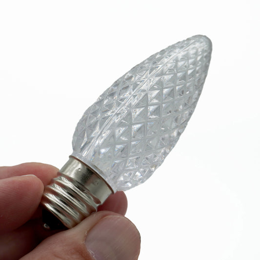 C9 LED Faceted Bulbs | Christmas Lights