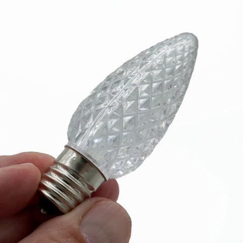 C9 LED Faceted Bulbs | Christmas Lights