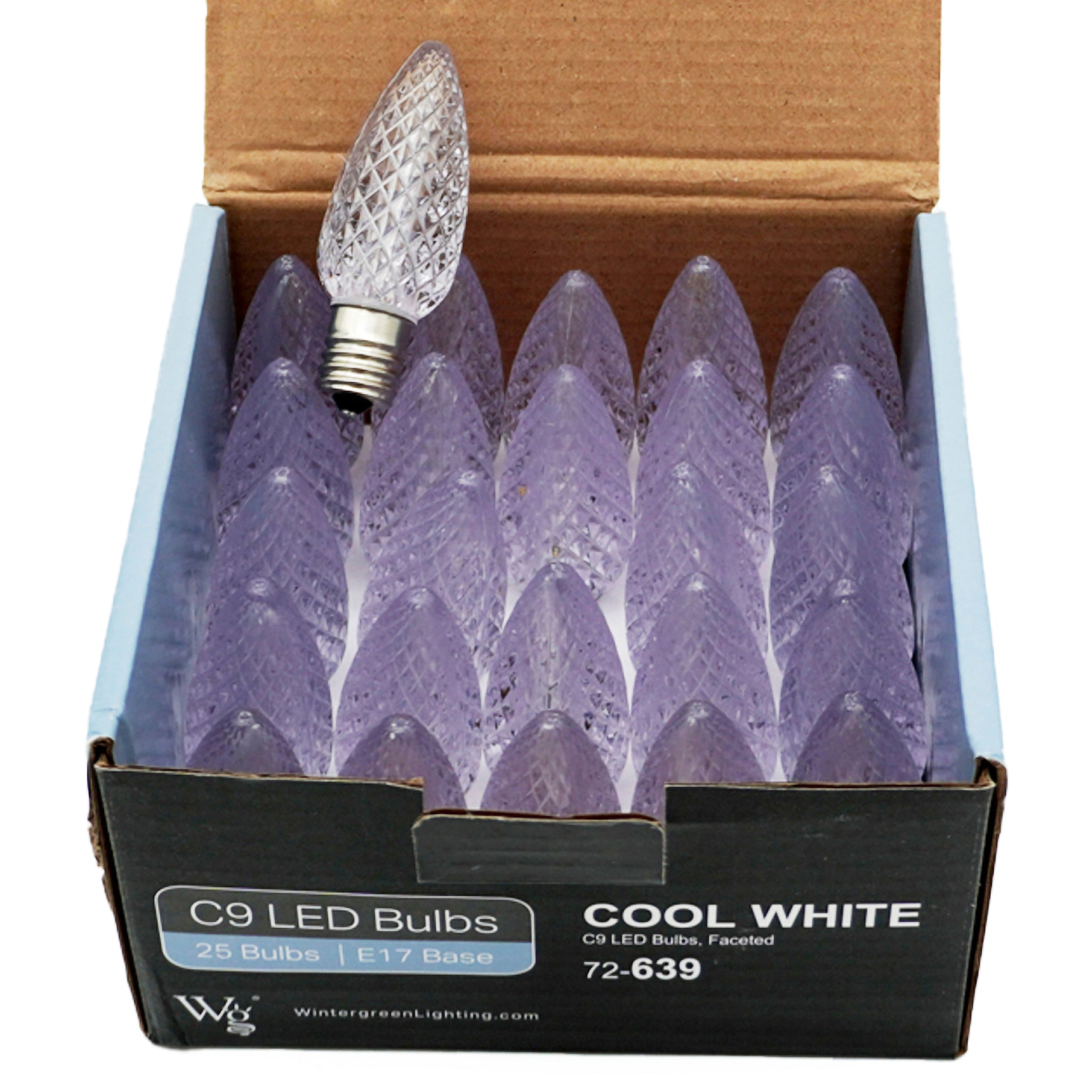 C9 LED Faceted Bulbs | Christmas Lights