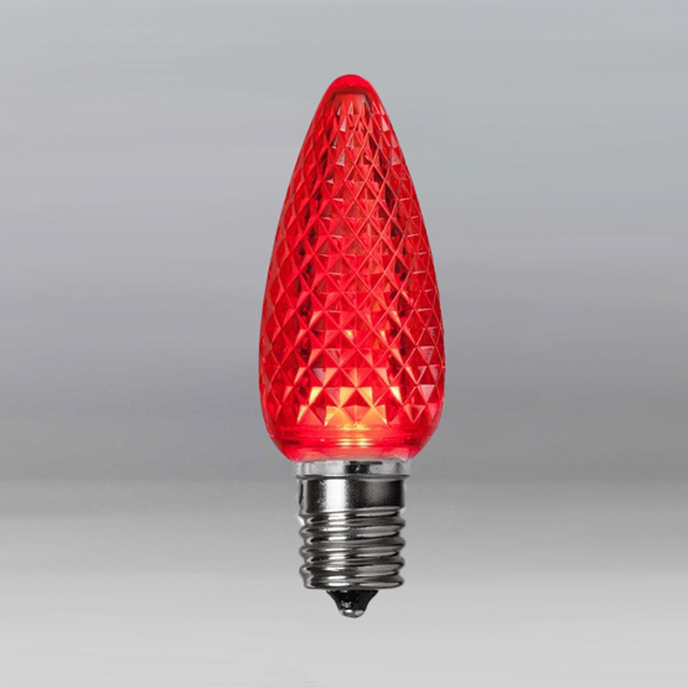 C9 LED Faceted Bulbs | Christmas Lights