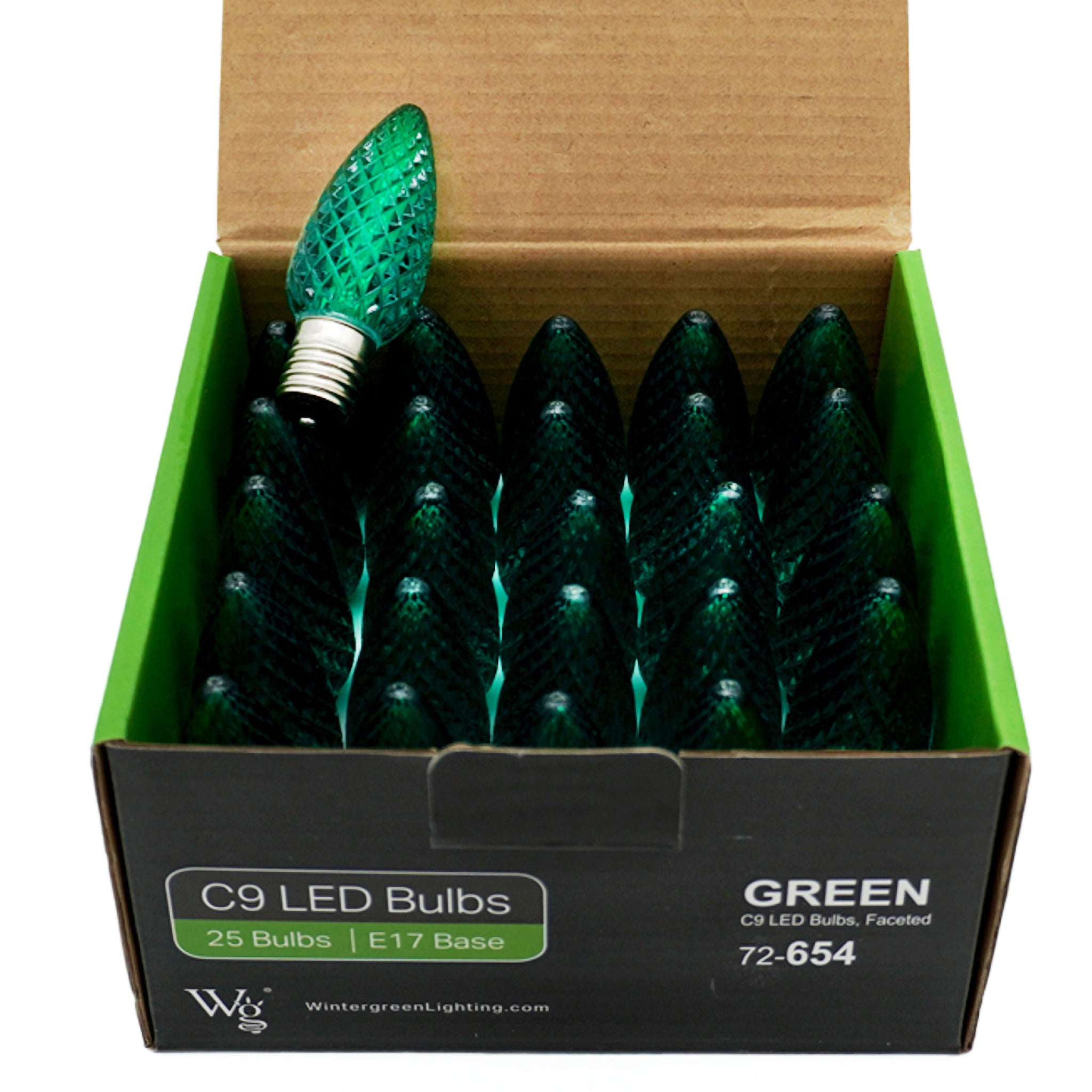 C9 LED Faceted Bulbs | Christmas Lights