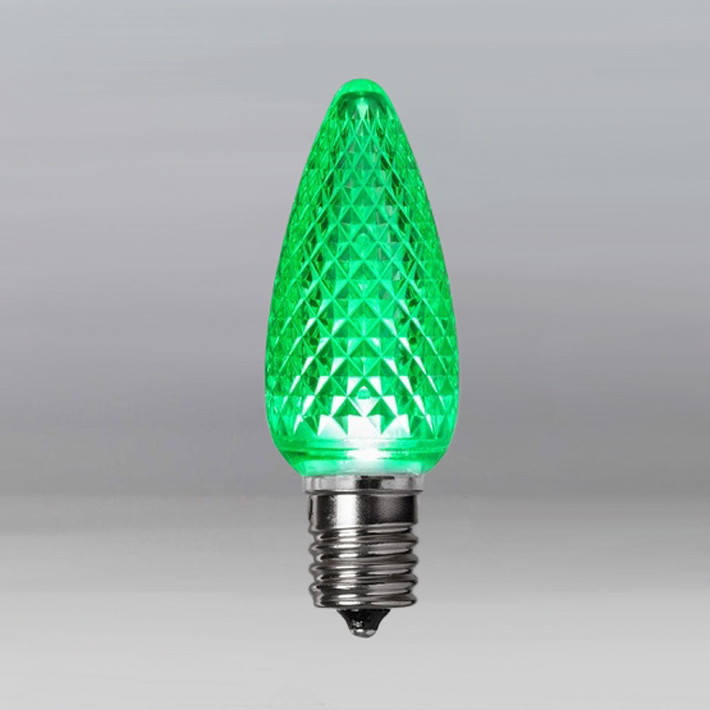 C9 LED Faceted Bulbs | Christmas Lights