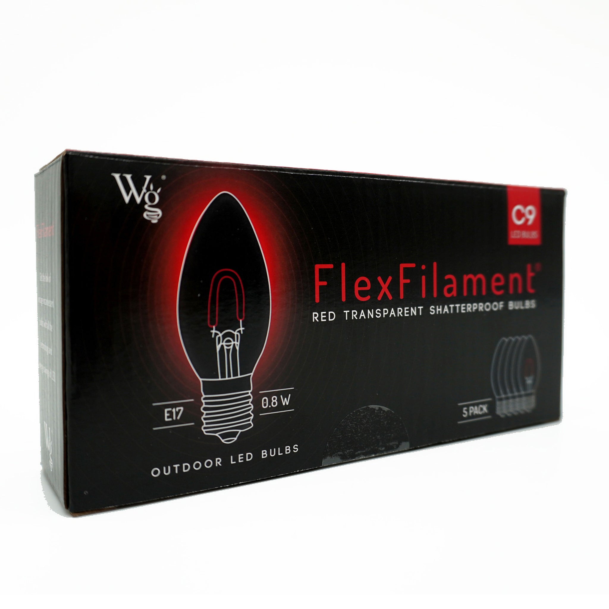 C9 LED Shatterproof FlexFilament Bulbs | Christmas Lights
