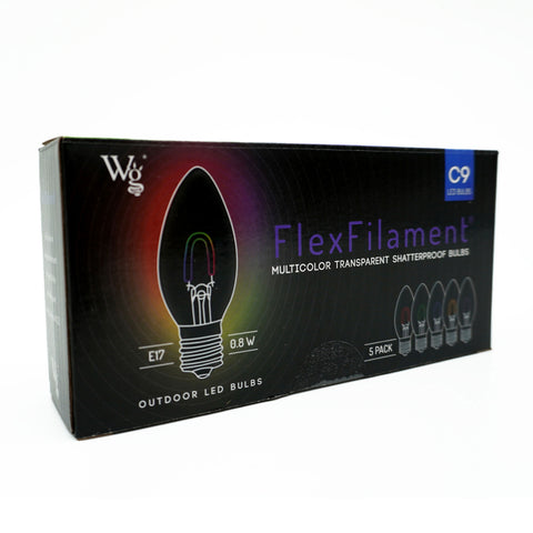 C9 LED Shatterproof FlexFilament Bulbs | Christmas Lights