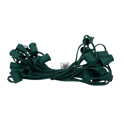 C9 25' Stringer w/25 sockets - 12" | Christmas Lights