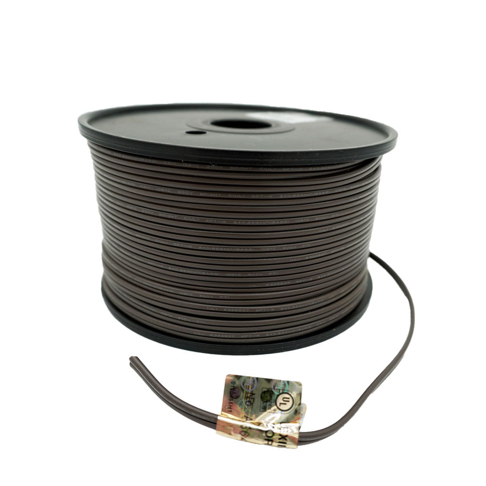 Zip Wire (cord only no sockets, no plugs) 250' Reel | Christmas Lights