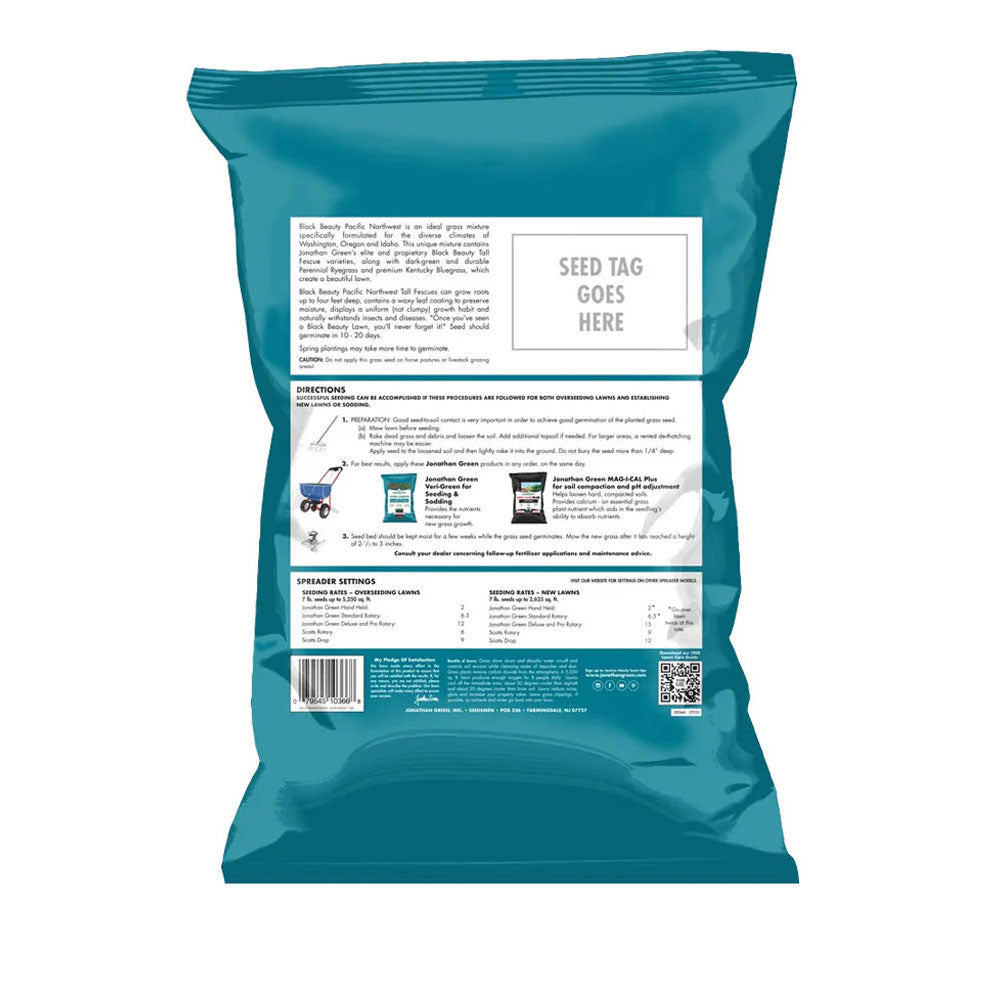 planting grass seed pacific northwest Black Beauty Pacific Northwest Grass Seed