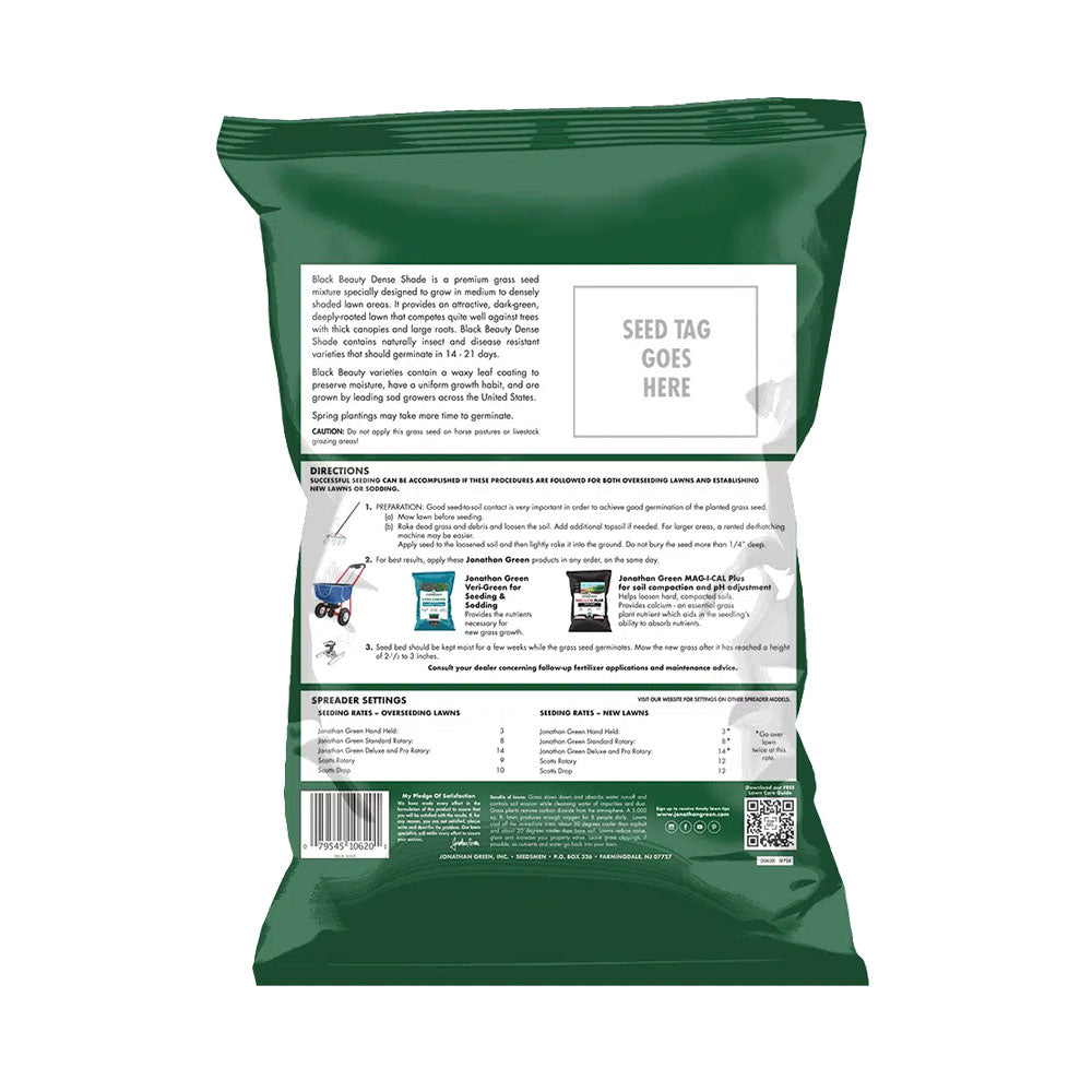 Black Beauty Dense Shade Grass Seed | Jonathan Green