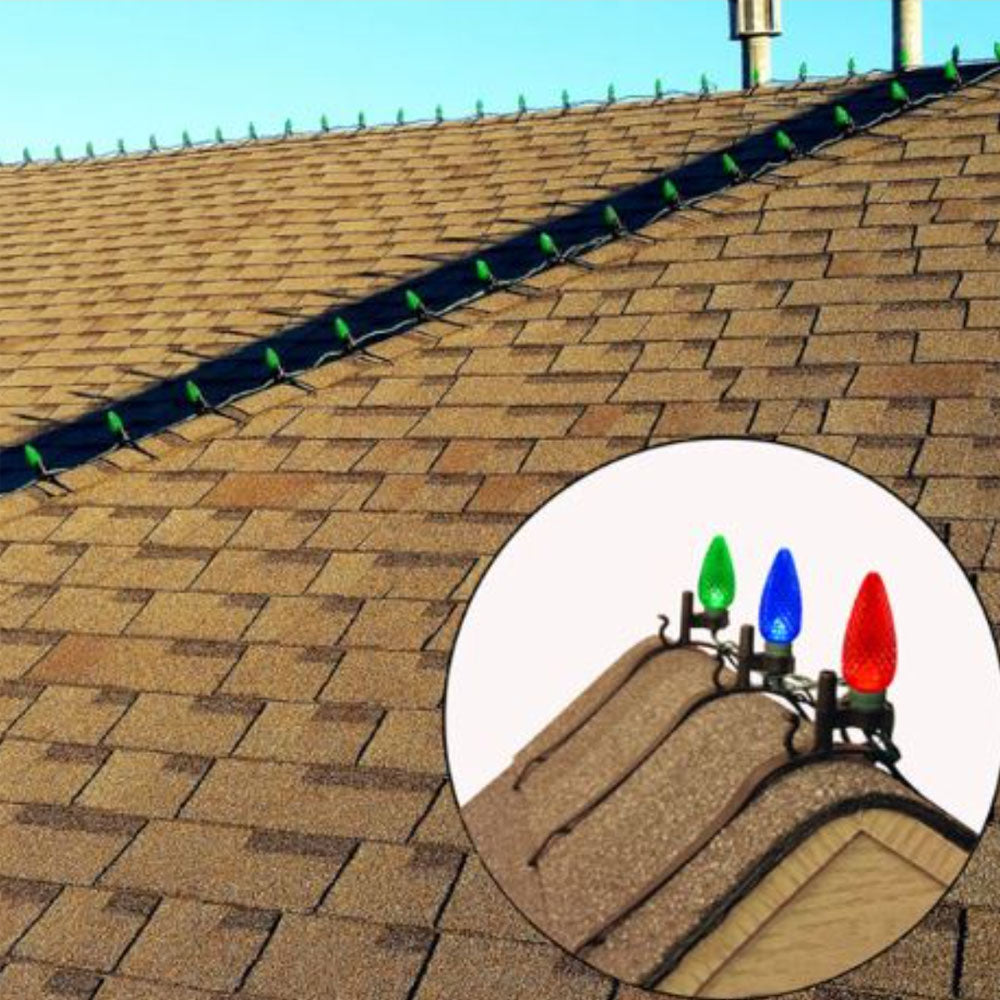 How to Attach Lights to Ridges and Hips Yard Mastery