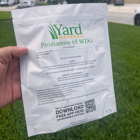 Prodiamine WDG Herbicide Drop-N-Go Packs