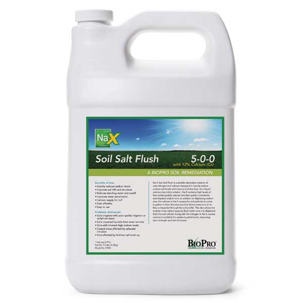 5-0-0 Na-X Soil Salt Flush, Salt Damage Recovery | Ecologel