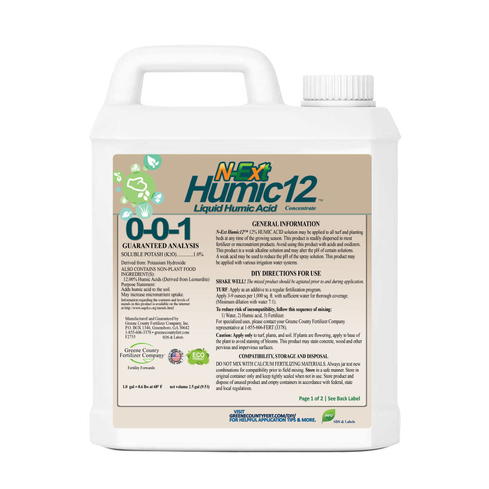 0-0-1 Humic12 Bio-Stimulant, Humic Acid 12 Percent | N-Ext